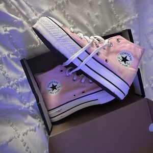 Converse All Star Pink Canvas Sneakers